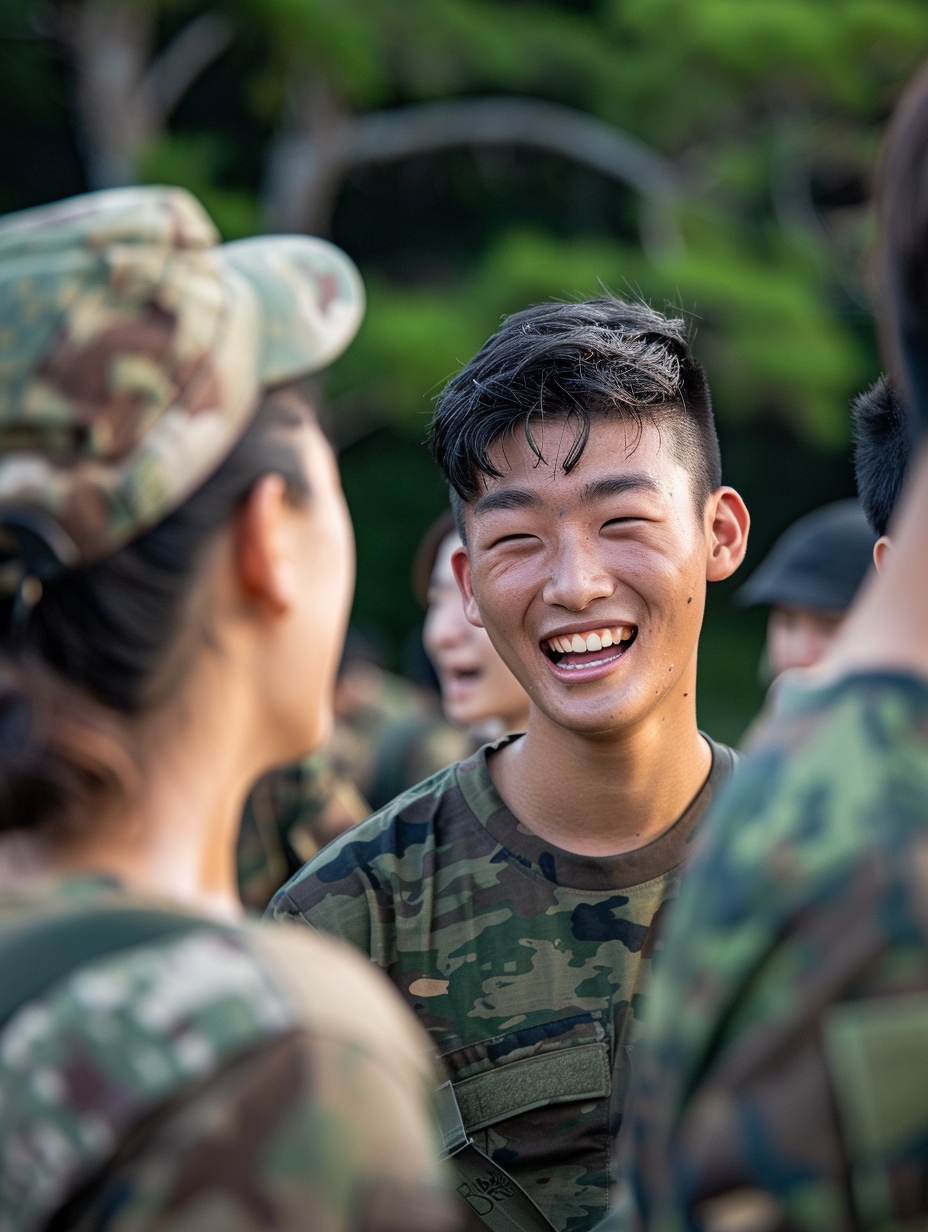 夏令营军事化特训基地照片，15岁少年军事化寒假夏令营研学拓展案例